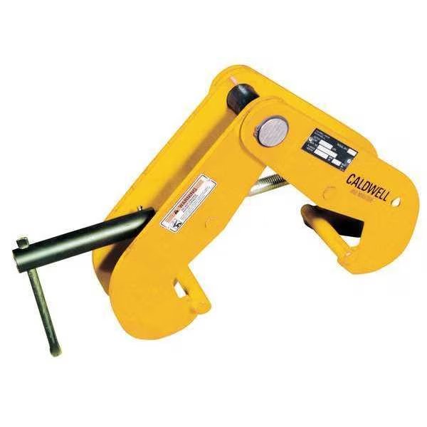 Beam Flange Clamp, Manual, 1 Ton, Caldwell, Mfr#: BFC-1