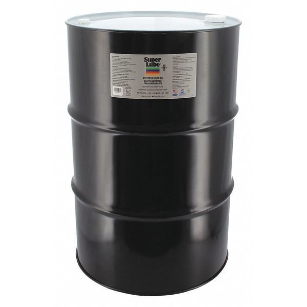 55 gal Gear Oil Drum Translucent Clear, Super Lube, Mfr#: 54355