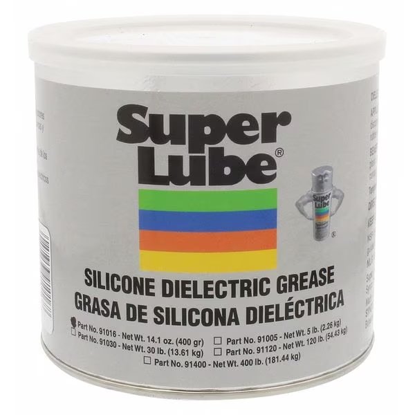 14.1 oz Di-Electric Grease Can Translucent White, Super Lube, Mfr#: 91016