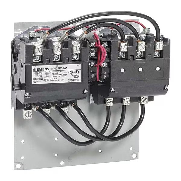240VAC Reversing Magnetic Contactor 3P 115A NEMA 3-1/2, Siemens, Mfr#: 43IP32AA