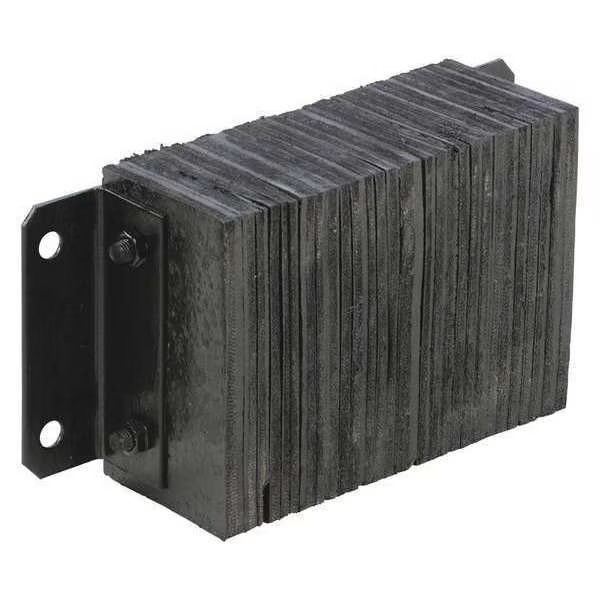 Laminated Dock Bumper, 6 x 15 x 10", Vestil, Mfr#: 1018-6