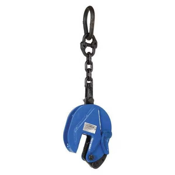 Vertical Plate Clamp With Chain, 4000 lb., Vestil, Mfr#: CPC-40