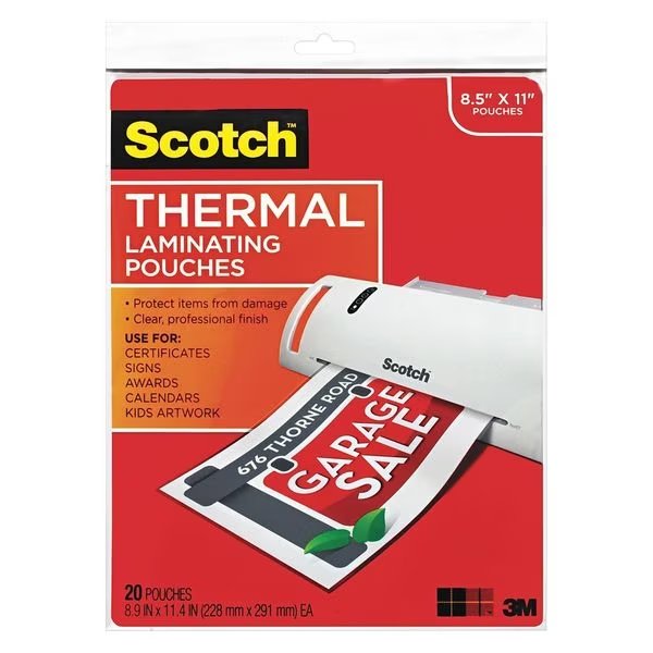 Pouch, Thermal, 81/2