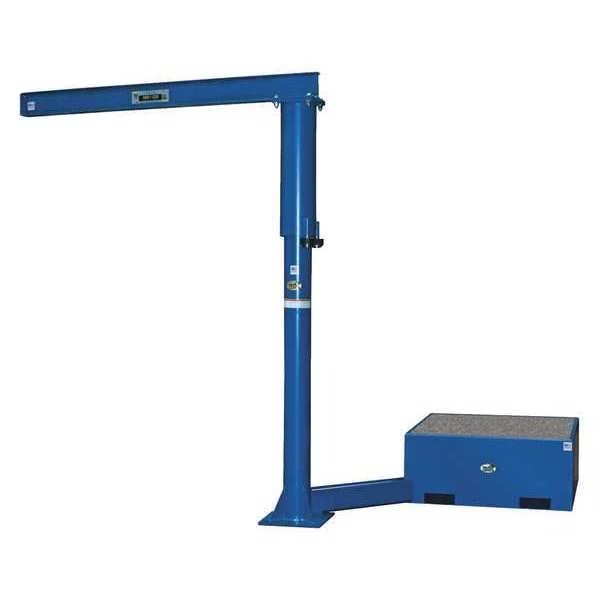 Portable Offset Jib Crane, 8 ft., 500 lb., Vestil, Mfr#: JIB-CBX-50-8-10-BC
