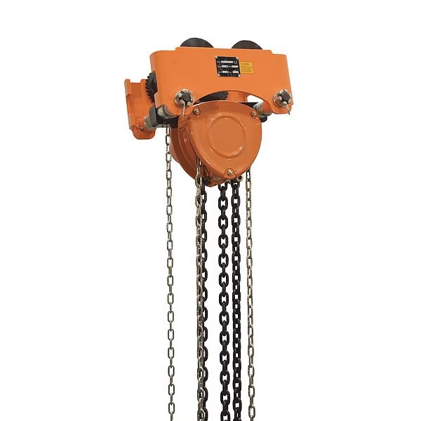 Low Headroom Chain Hoist Trolley Gear, 4K, Vestil, Mfr#: LOW-4G