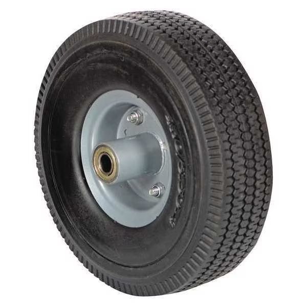 Black Urethance Solid Foam 10 Inch Wheel, Vestil, Mfr#: UFBK-10-WHL-58