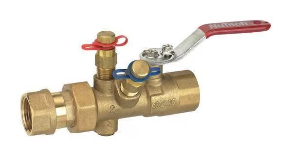 Manual Balancing Valve, 1 In, FNPT, Nutech, Mfr#: MB2E-2A-100F-100F