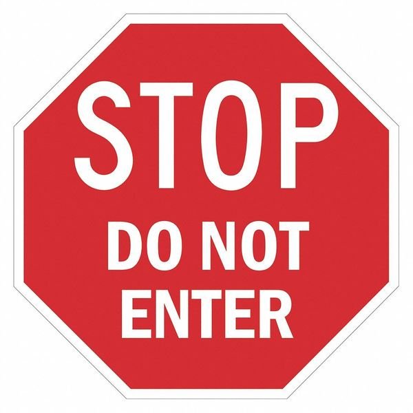 Stop Do Not Enter Sign, 24