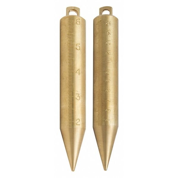 Plumb Bob, 20 oz. Size, Brass Construction, Us Tape, Mfr#: 58888