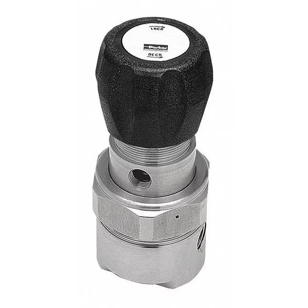 Pressure Regulator, Gas, 4-29/32" H, Parker, Mfr#: ABP1ST53BPX4