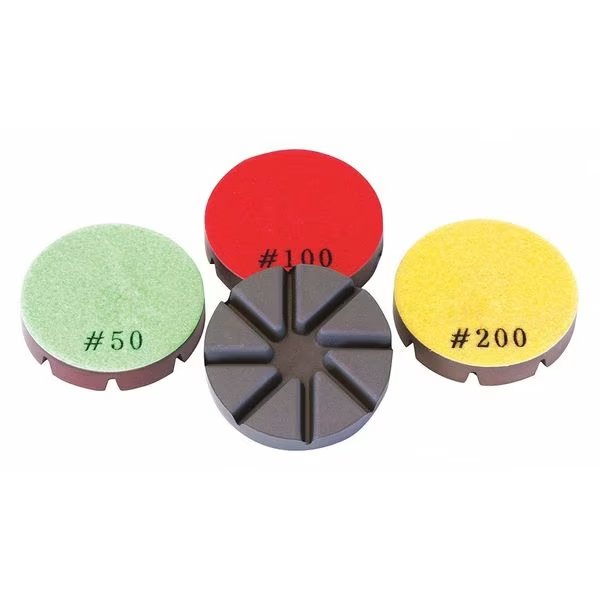 Polishing Pad, w/ (4) Pads, Grit 100, Husqvarna, Mfr#: 542868131
