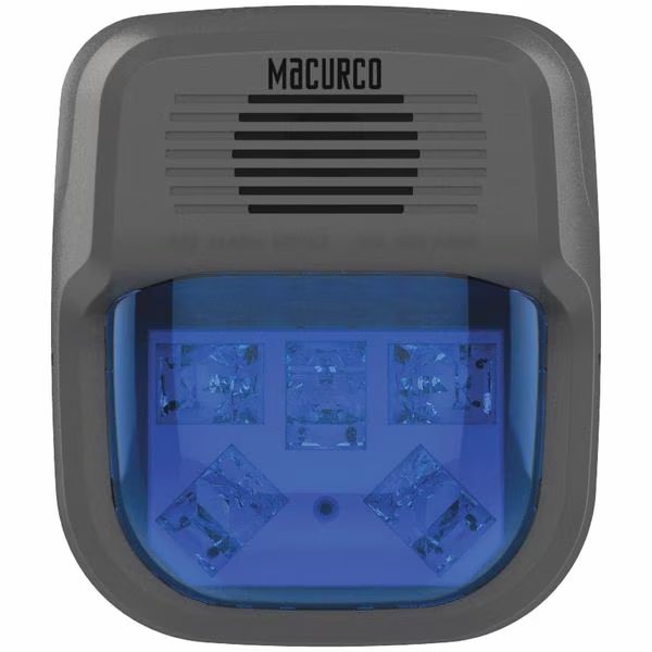 Horn Strobe Alarm, 4-3/4" L, 2" W, LED, Macurco, Mfr#: HS-B