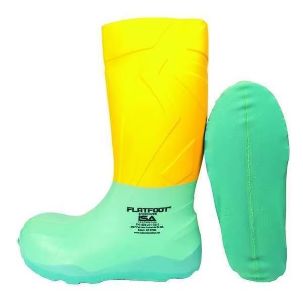 Overshoes, 2XL, Blue, Resists Bioburden, PR, Isa, Mfr#: SBLF100XXL-GR