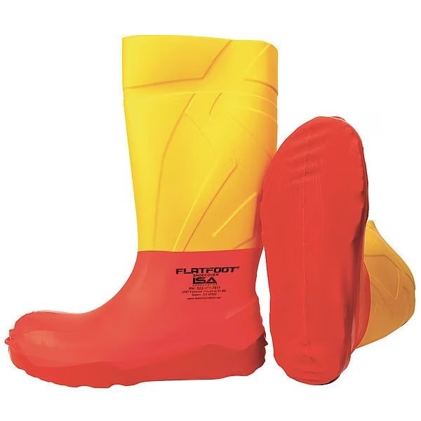 Overshoes, LG, Red, Resists Bioburden, PR, Isa, Mfr#: SRLF100L-GR