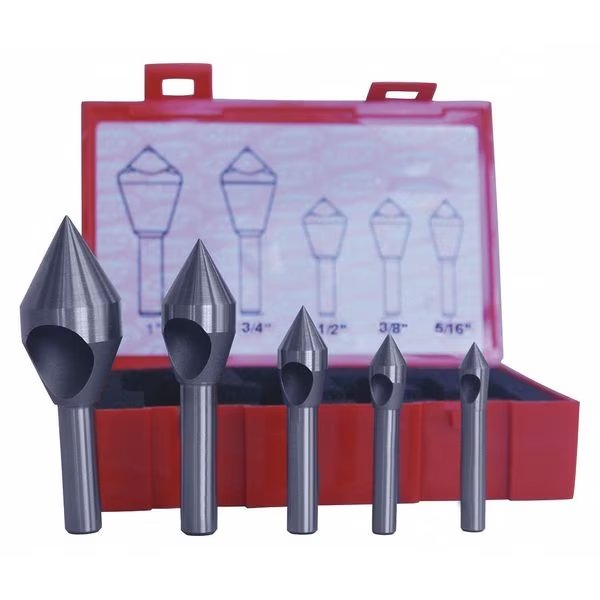 Countersink/Deburring Tool Set, 5 Pieces, Cleveland, Mfr#: C94592