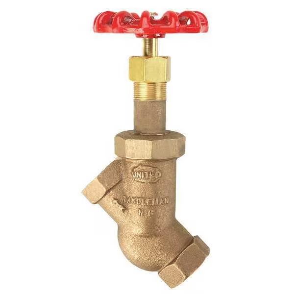 Globe Valve, 1-1/2 In., FNPT, United Brass Works, Mfr#: 285949