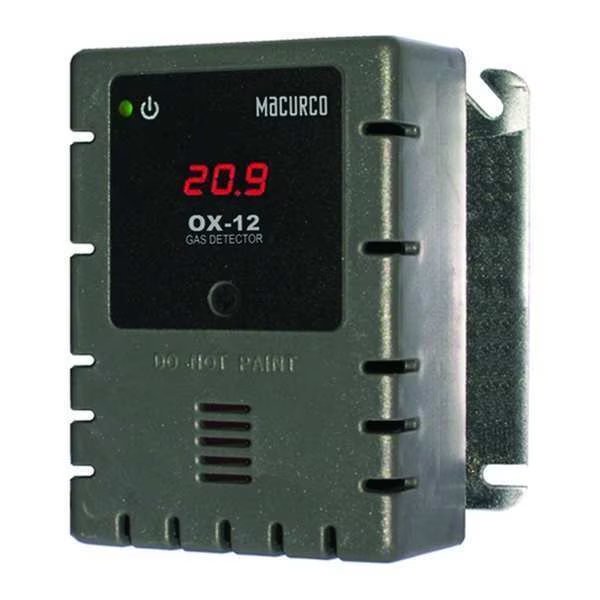 Fixed Gas Detector, O2, 0 to 25% vol., Macurco, Mfr#: OX-12