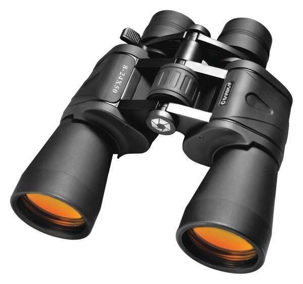 General Binocular, 8x to 24x Magnification, Porro Prism, 75 ft Field of View, Barska, Mfr#: AB11180