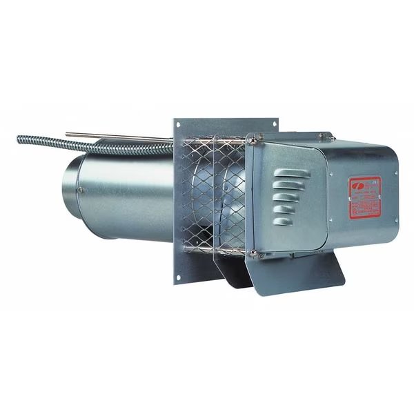Power Venter, 115, Aluminum Steel, 9 in H., 4 Inlet and Outlet Dia., Field Controls, Mfr#: SWG-4HD