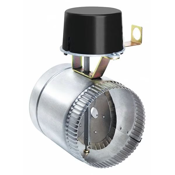 Vent Damper, 8-1/16 in L x 12-7/8 in H, SS, Field Controls, Mfr#: GVD-8PL