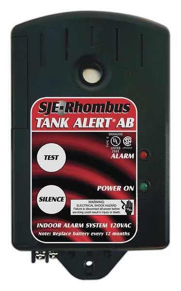 Level Alarm , 120VAC, NEMA 1, 1A, 2.4W, Sje-Rhombus, Mfr#: 1051131