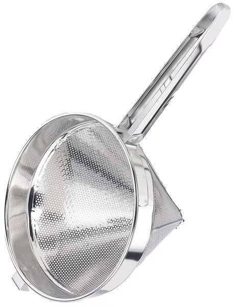 Mesh Strainer, 8 in. H, Steel, Coarse, Crestware, Mfr#: CCS8C