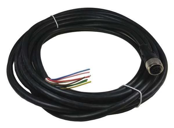 Flying Lead Connector, 5m, 24VDC, Euchner, Mfr#: C-M12F08-08X025PV05,0-MA-100177