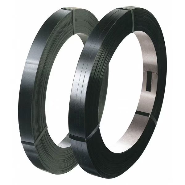 Steel Strapping, 811 ft. L x 1-1/4 in. W, Signode, Mfr#: 085730