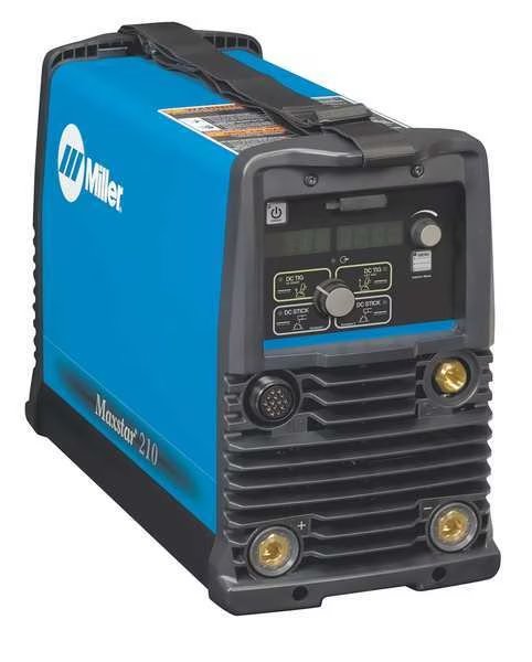 Tig Welder, Maxstar 210 Series, 120 to 480V AC, 210 Max. Output Amps, 210A @ 18V Rated Output, Miller Electric, Mfr#: 907683
