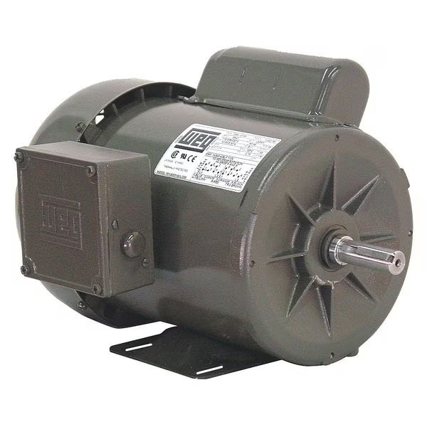 Single Phase TEFC Motor, Weg, Mfr#: 00118ES1B56-S