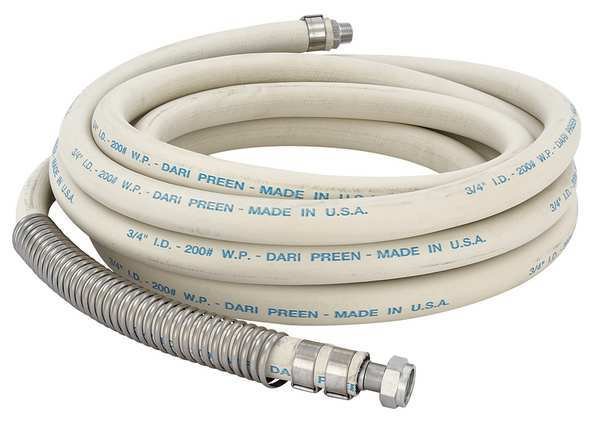 3/4" Hose 25 ft., Cream, Leonard Valve, Mfr#: 25 HDH