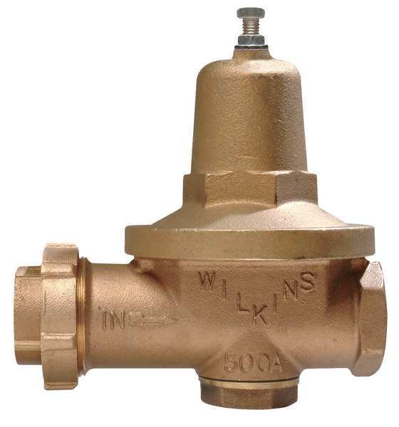 Water Pressure Reducing Valve, 1/2 In., Zurn, Mfr#: 12-500XL
