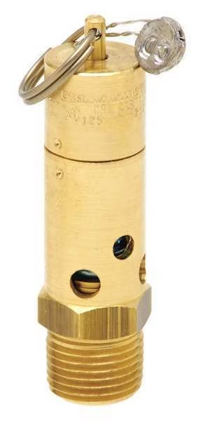 Air Safety Valve, 1/2 In Inlet, 225 psi, Control Devices, Mfr#: SB50-0A225