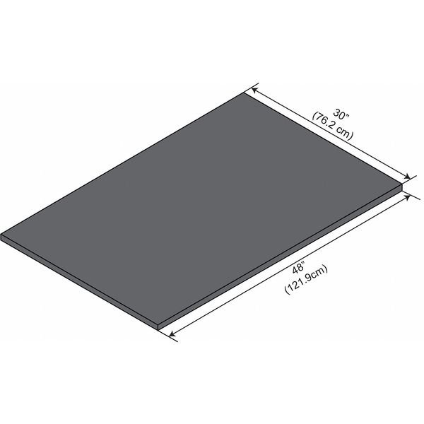 Work Surface, Phenolic, Black, Instock, Mfr#: GRLP4830-1