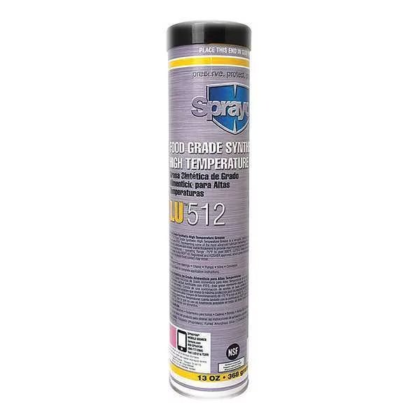 Food Grade Grease, Cartridge, 13 Oz., Sprayon, Mfr#: S00512014