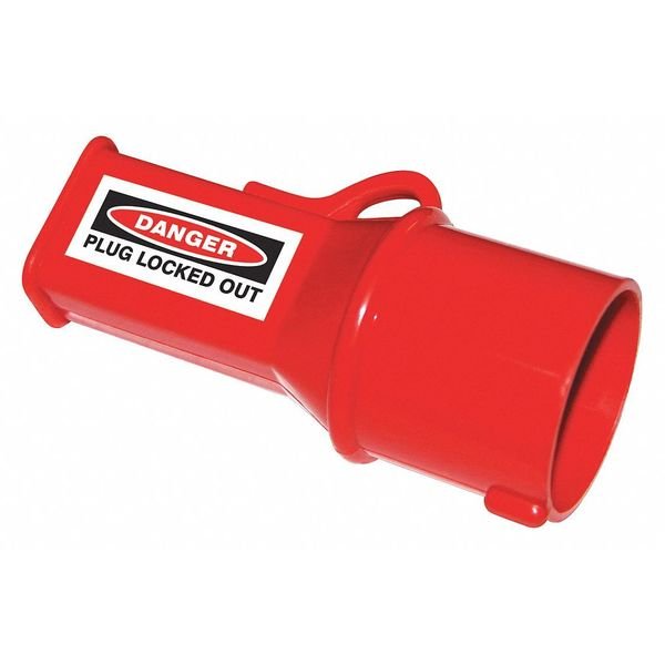 Plug Lockout, Red.1/4 in Dia., EnjoyTool Select, Mfr#: 45MZ77