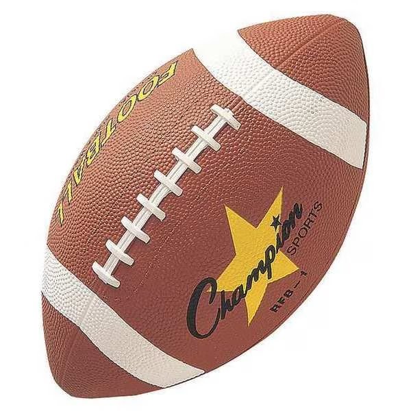 Football, Size11.5, WaterResistantProRubbr, Champion Sports, Mfr#: RFB1