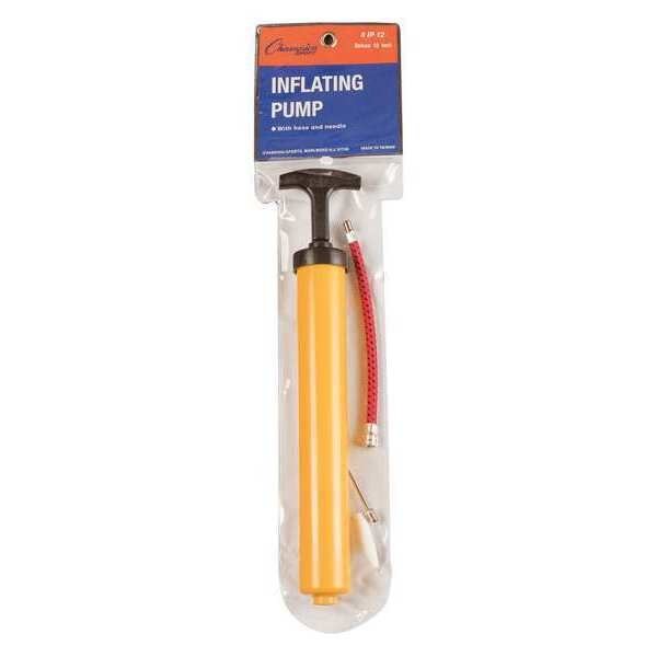 Hand Pump, 0.43 lb., Plastic, Size 12in., Champion Sports, Mfr#: IP12