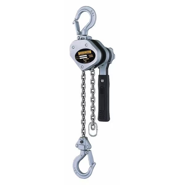 Lever Chain Hoist, 1,000 lb Load Capacity, 15 ft Hoist Lift, 29/32 in Hook Opening, Harrington, Mfr#: LX005-15
