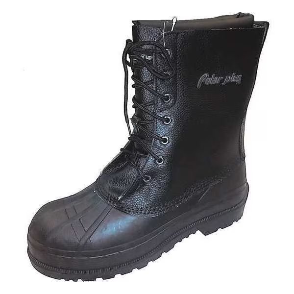 Size 12 Men's 8 in Work Boot Steel Work Boot, Black, Polar Plus, Mfr#: FW-5799GR-12
