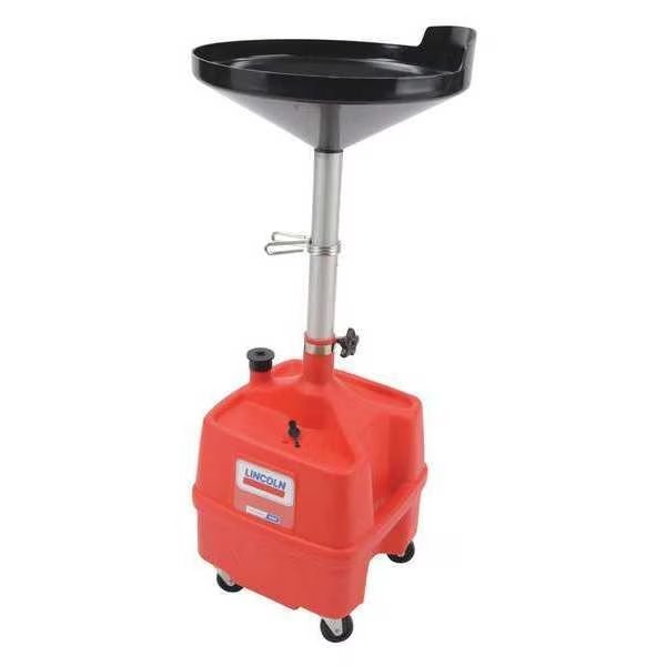 Portable Oil Drain, Plastic, 8 gal., Lincoln, Mfr#: 3508