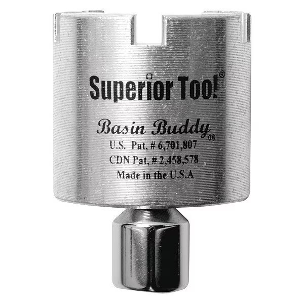Universal Faucet Wrench, 3/4 to 1-1/8", Aluminum, Superior Tool, Mfr#: 3825