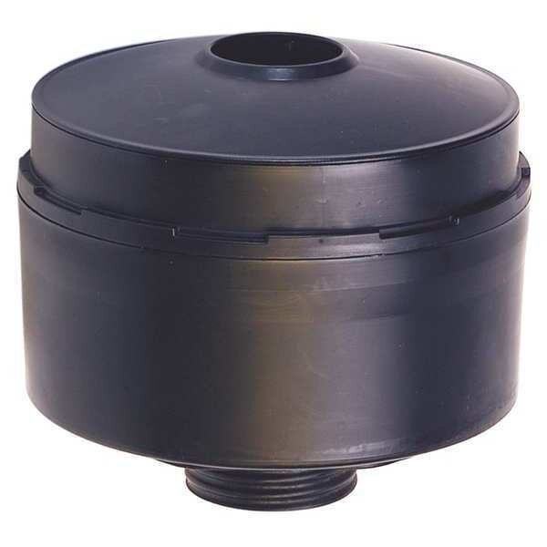 Gas Mask Canister, CN, CS, P100, Black, 6 PK, NIOSH, Msa Safety, Mfr#: 818264
