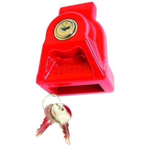 Gladhand Lock, Not Keyed Alike, Aluminum, Jendyk, Mfr#: GHAL-KD