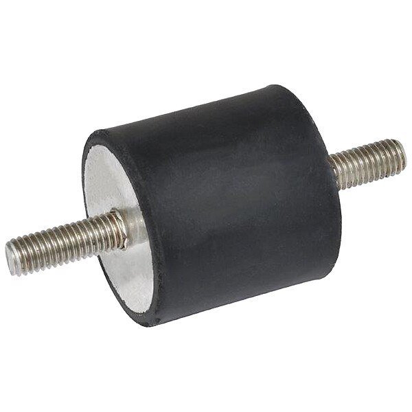 Vibration Isolation Mount, Thread 5/16-18, J.W. Winco, Mfr#: 451.1-40-25-5/16-55