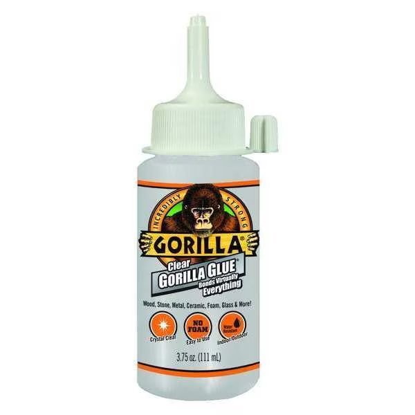 Hot Melt Adhesive, Amber, 24 hr Full Cure, 3.75 oz, Bottle, Gorilla Glue, Mfr#: 4537502