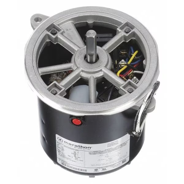 Oil Burner Motor, 1/3 HP, 3450 rpm, 115V, Marathon Motors, Mfr#: 5KH33GN5014U