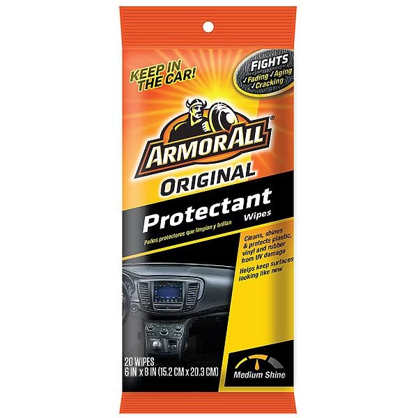 Vehicle Protectant, Wipe On, 22 oz., White, Armor All, Mfr#: 18241