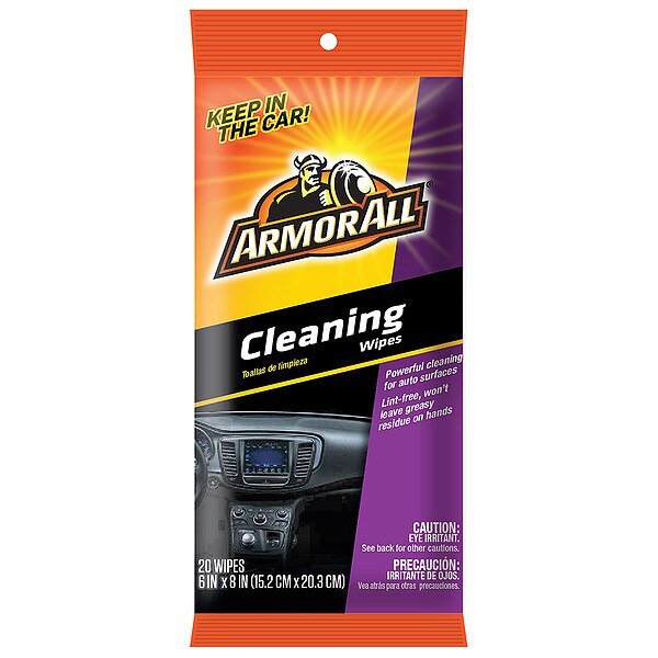 Automotive Cleaner, Wipe On, 22 oz., White, Armor All, Mfr#: 18242