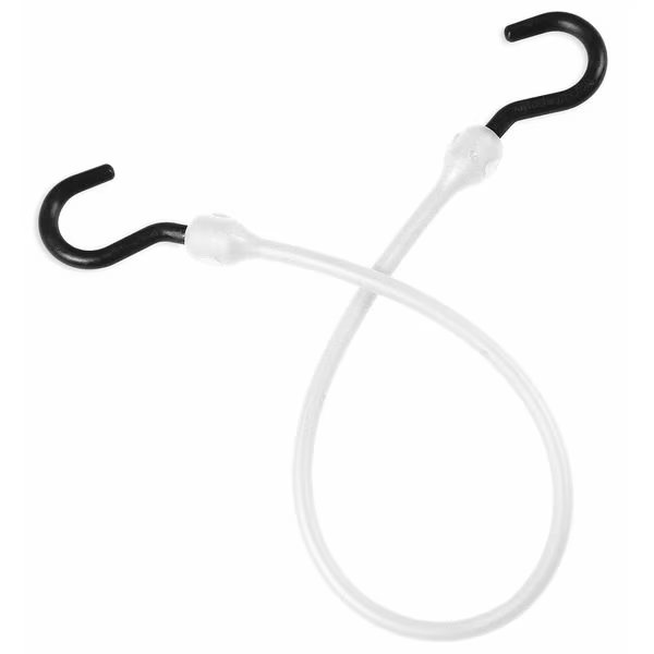 Bungee Cord, white, 18 in. L, 1-1/2 in. W, The Better Bungee, Mfr#: BBC18NW